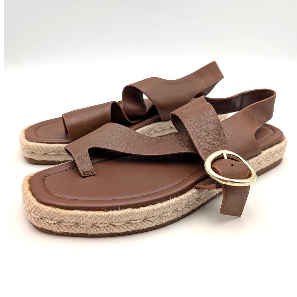 Nordstrom Perri Slingback Espadrille Sandals Women's Tan Size US10M EU40